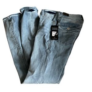 True Religion Billie mid-rise straight leg jeans